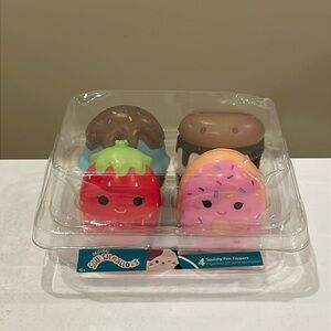 New 4 Squishy Dessert Pen Toppers by Squishmallows
